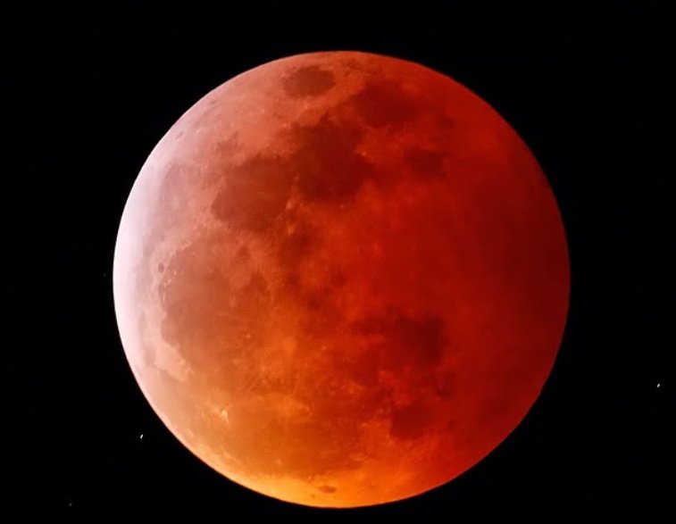 El 3 de marzo la luna se tiñe de rojo en un eclipse lunar total de casi una hora